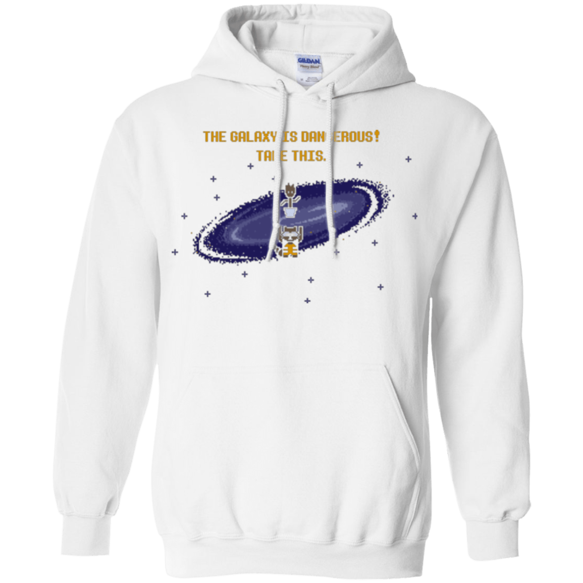 Sweatshirts White / Small The Galaxy is Dangerous Pullover Hoodie