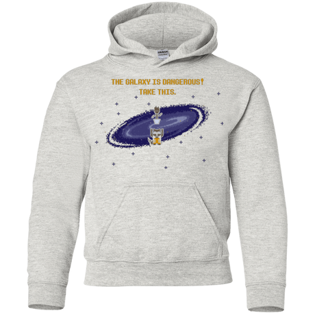 Sweatshirts Ash / YS The Galaxy is Dangerous Youth Hoodie