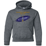 Sweatshirts Dark Heather / YS The Galaxy is Dangerous Youth Hoodie