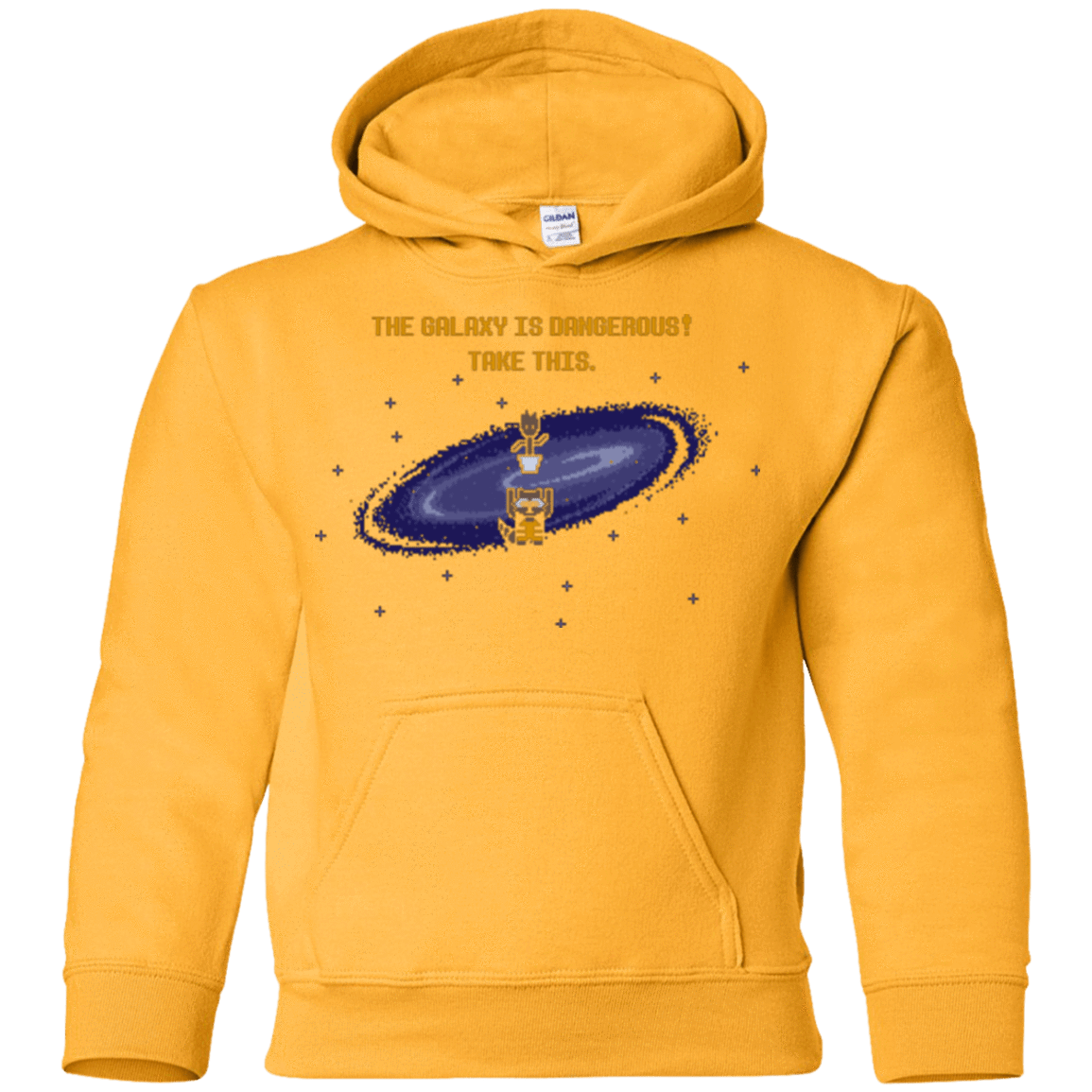 Sweatshirts Gold / YS The Galaxy is Dangerous Youth Hoodie