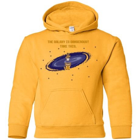 Sweatshirts Gold / YS The Galaxy is Dangerous Youth Hoodie