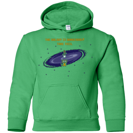 Sweatshirts Irish Green / YS The Galaxy is Dangerous Youth Hoodie