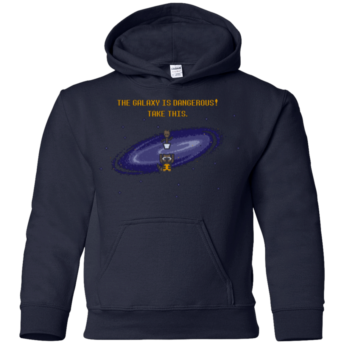 Sweatshirts Navy / YS The Galaxy is Dangerous Youth Hoodie
