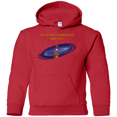 Sweatshirts Red / YS The Galaxy is Dangerous Youth Hoodie