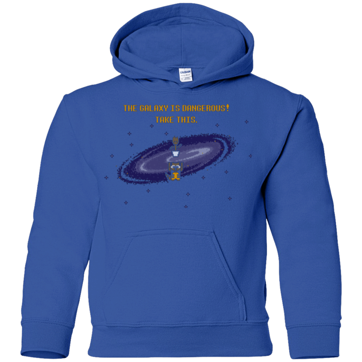 Sweatshirts Royal / YS The Galaxy is Dangerous Youth Hoodie