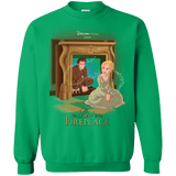 Sweatshirts Irish Green / Small The Girl In The Fireplace Crewneck Sweatshirt
