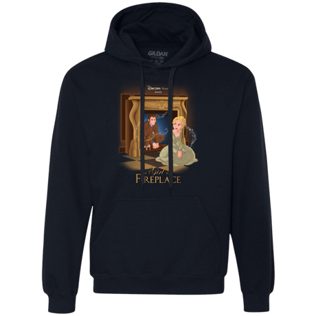 Sweatshirts Navy / Small The Girl In The Fireplace Premium Fleece Hoodie