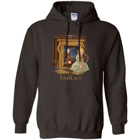 Sweatshirts Dark Chocolate / Small The Girl In The Fireplace Pullover Hoodie