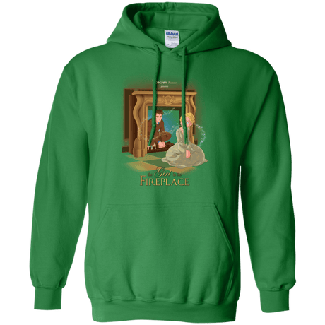 Sweatshirts Irish Green / Small The Girl In The Fireplace Pullover Hoodie