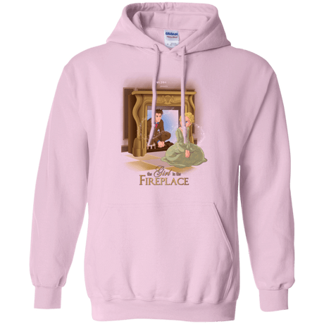 Sweatshirts Light Pink / Small The Girl In The Fireplace Pullover Hoodie