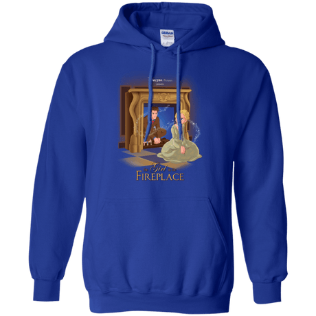 Sweatshirts Royal / Small The Girl In The Fireplace Pullover Hoodie