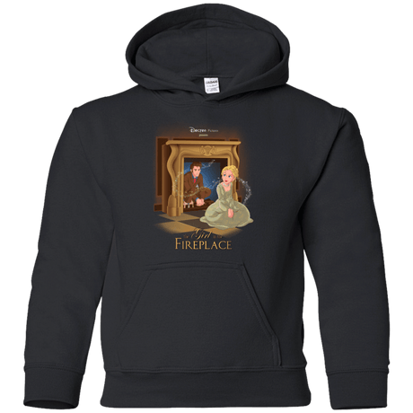 Sweatshirts Black / YS The Girl In The Fireplace Youth Hoodie