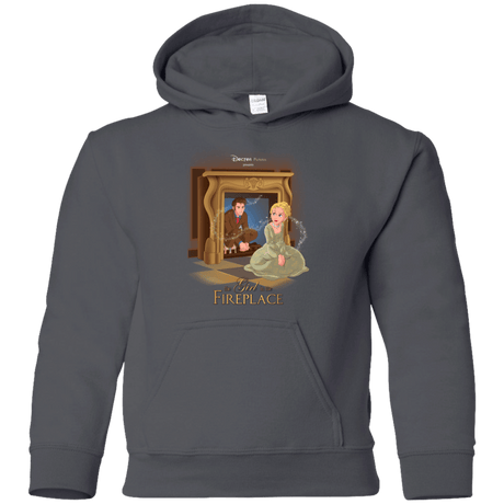 Sweatshirts Charcoal / YS The Girl In The Fireplace Youth Hoodie