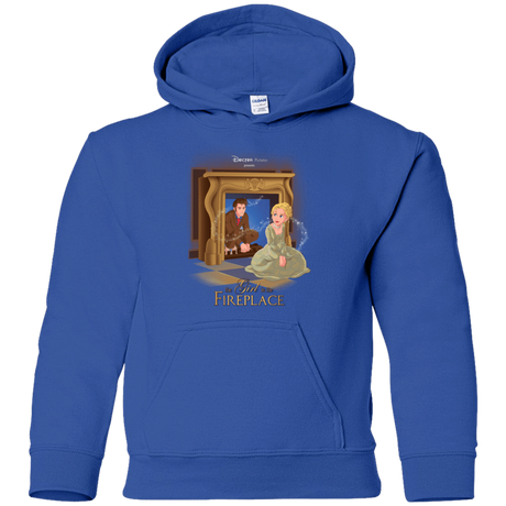 Sweatshirts Royal / YS The Girl In The Fireplace Youth Hoodie