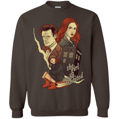 Sweatshirts Dark Chocolate / Small The Girl who waited Crewneck Sweatshirt