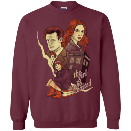 Sweatshirts Maroon / Small The Girl who waited Crewneck Sweatshirt