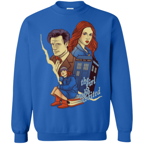 Sweatshirts Royal / Small The Girl who waited Crewneck Sweatshirt