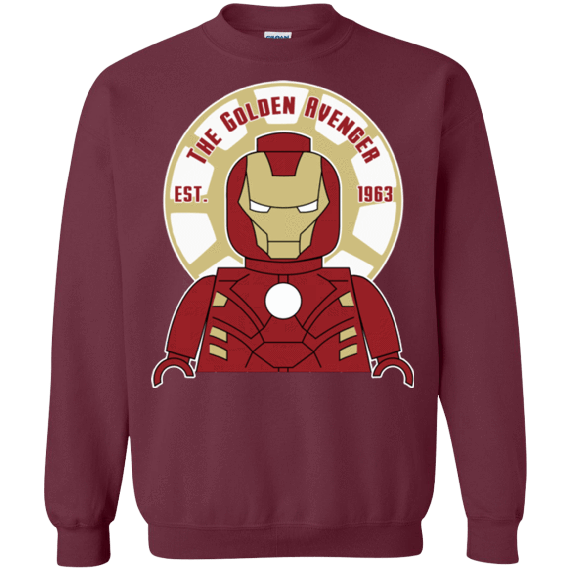 Sweatshirts Maroon / Small The Golden Avenger Crewneck Sweatshirt