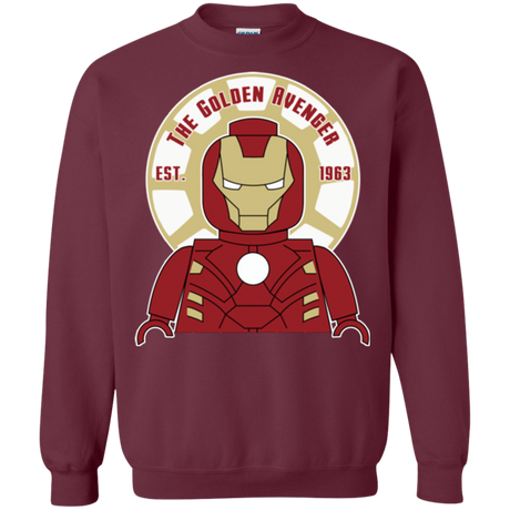 Sweatshirts Maroon / Small The Golden Avenger Crewneck Sweatshirt