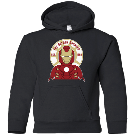 Sweatshirts Black / YS The Golden Avenger Youth Hoodie