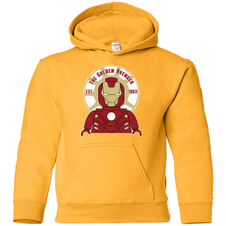 Sweatshirts Gold / YS The Golden Avenger Youth Hoodie