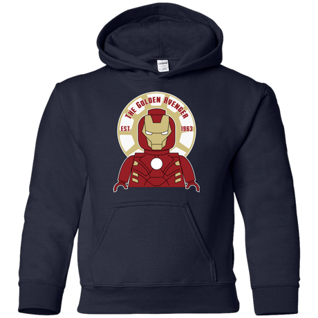 Sweatshirts Navy / YS The Golden Avenger Youth Hoodie