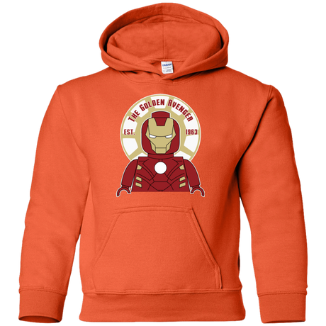 Sweatshirts Orange / YS The Golden Avenger Youth Hoodie
