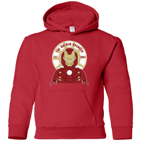 Sweatshirts Red / YS The Golden Avenger Youth Hoodie