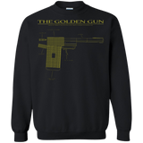 Sweatshirts Black / S The Golden Gun Crewneck Sweatshirt