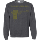 Sweatshirts Dark Heather / S The Golden Gun Crewneck Sweatshirt