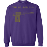 Sweatshirts Purple / S The Golden Gun Crewneck Sweatshirt