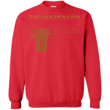 Sweatshirts Red / S The Golden Gun Crewneck Sweatshirt