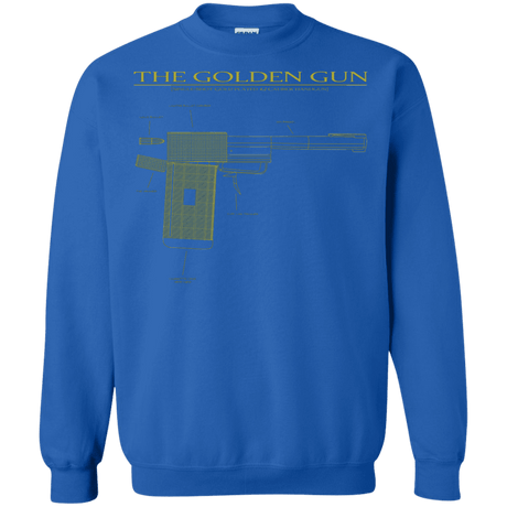 Sweatshirts Royal / S The Golden Gun Crewneck Sweatshirt