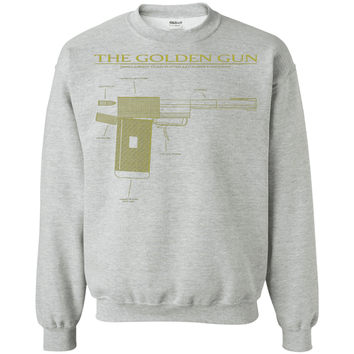 Sweatshirts Sport Grey / S The Golden Gun Crewneck Sweatshirt