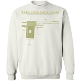 Sweatshirts White / S The Golden Gun Crewneck Sweatshirt