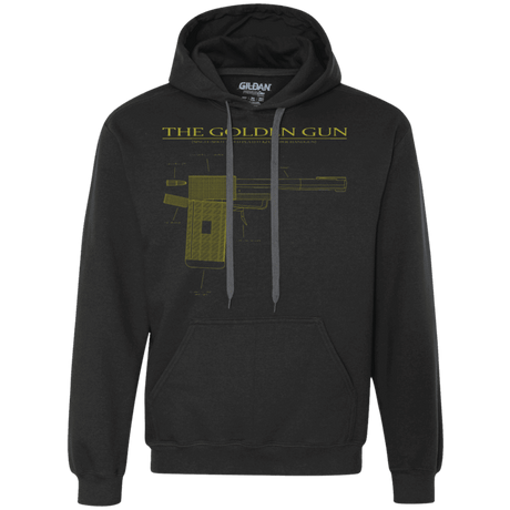 Sweatshirts Black / S The Golden Gun Premium Fleece Hoodie