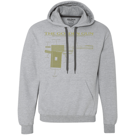 Sweatshirts Sport Grey / S The Golden Gun Premium Fleece Hoodie