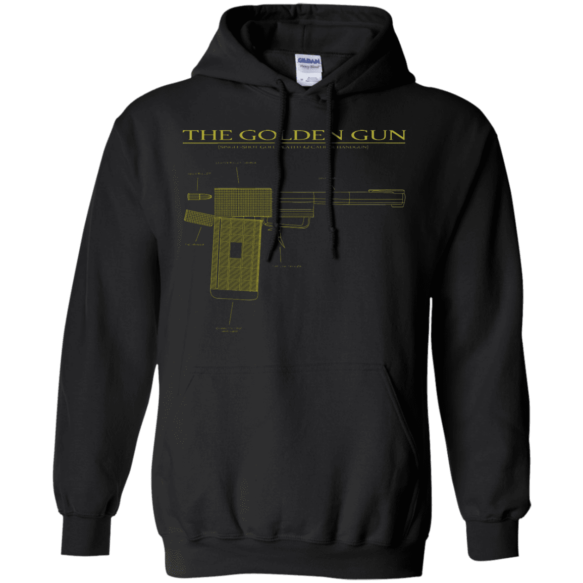 Sweatshirts Black / S The Golden Gun Pullover Hoodie