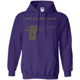 Sweatshirts Purple / S The Golden Gun Pullover Hoodie