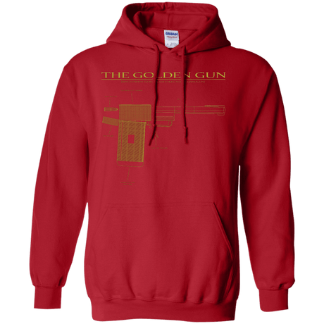 Sweatshirts Red / S The Golden Gun Pullover Hoodie