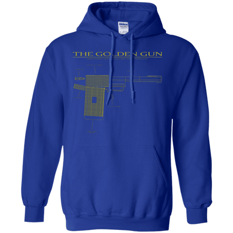 Sweatshirts Royal / S The Golden Gun Pullover Hoodie