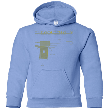 Sweatshirts Carolina Blue / YS The Golden Gun Youth Hoodie