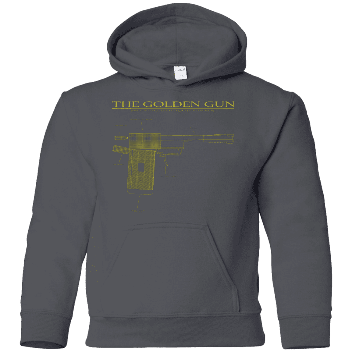 Sweatshirts Charcoal / YS The Golden Gun Youth Hoodie