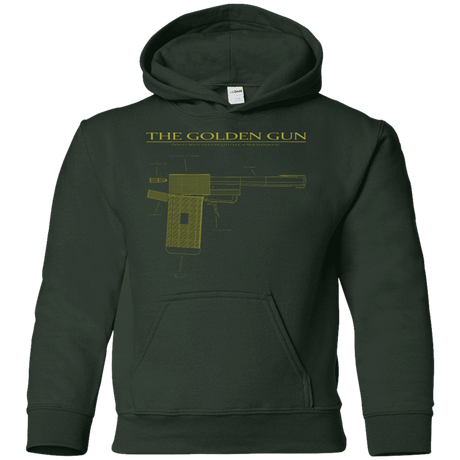 Sweatshirts Forest Green / YS The Golden Gun Youth Hoodie