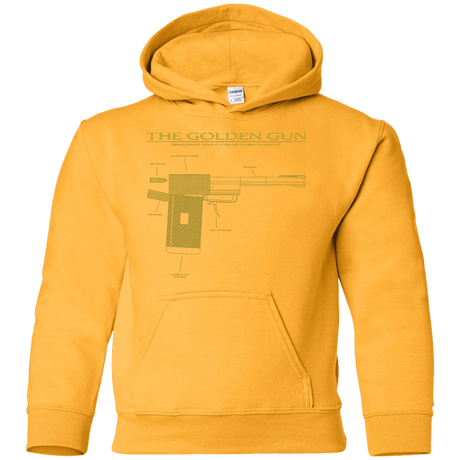 Sweatshirts Gold / YS The Golden Gun Youth Hoodie