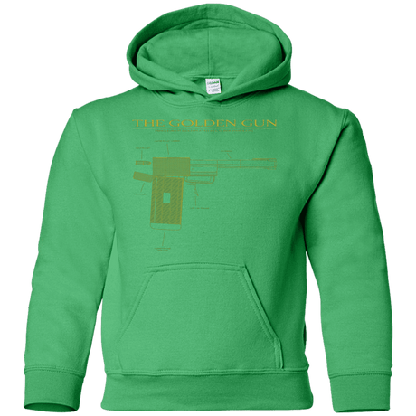 Sweatshirts Irish Green / YS The Golden Gun Youth Hoodie