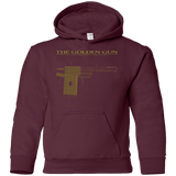 Sweatshirts Maroon / YS The Golden Gun Youth Hoodie