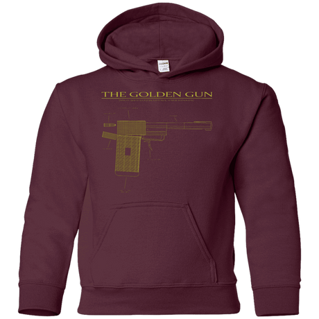 Sweatshirts Maroon / YS The Golden Gun Youth Hoodie