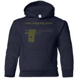 Sweatshirts Navy / YS The Golden Gun Youth Hoodie