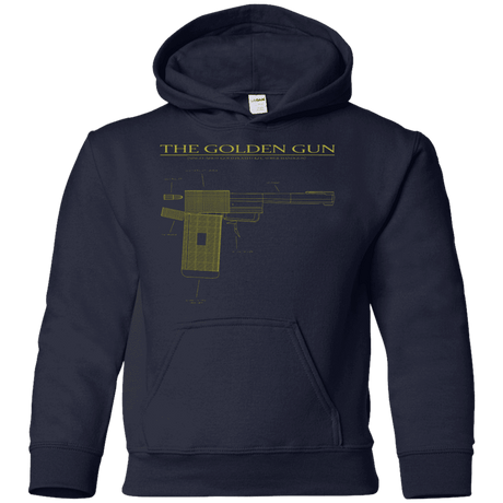 Sweatshirts Navy / YS The Golden Gun Youth Hoodie